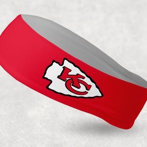 2 Pack - NEW - Reversible Kansas City Chiefs Headband